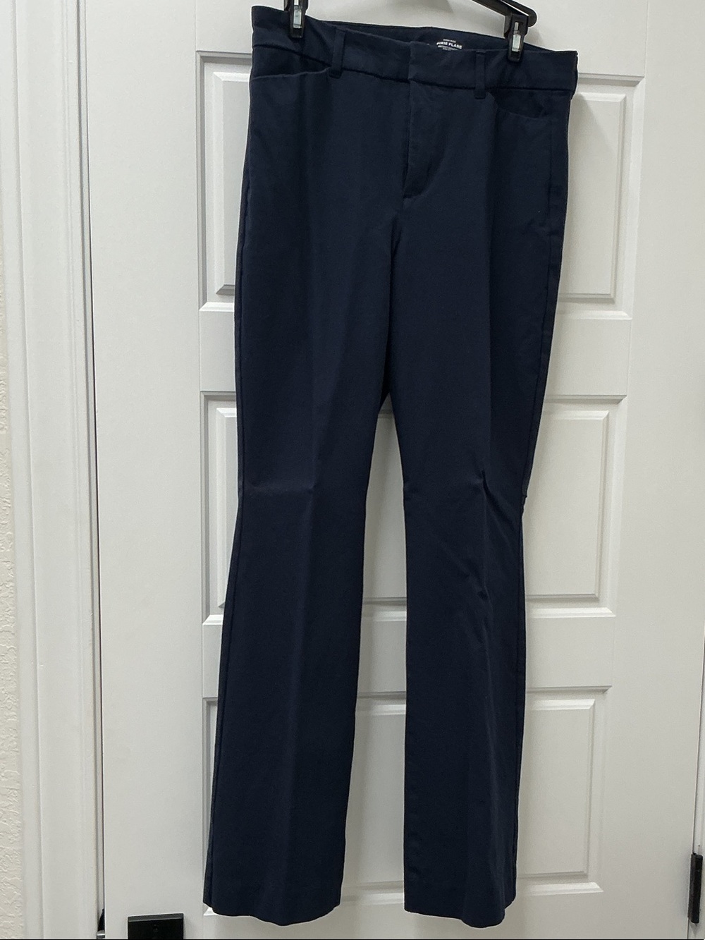 Old Navy High-Waisted Pixie Flare Navy Pants